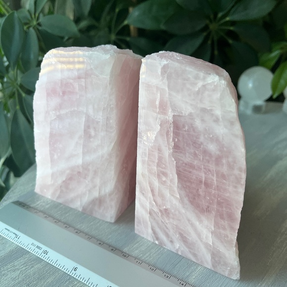 overthemoon2020 Other - Rose Quartz Book Ends